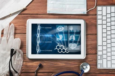 Digital technologies in medicine Stock Photos