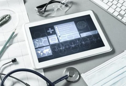 Digital technologies in medicine Stock Photos