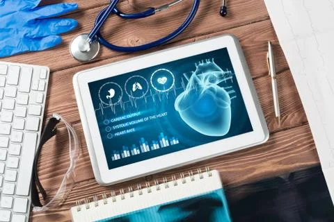Digital technologies in medicine Stock Photos