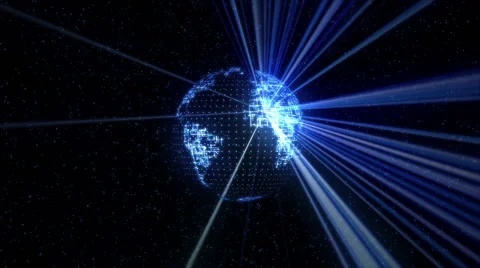 Digital Technologies Planet Video stock 67200260