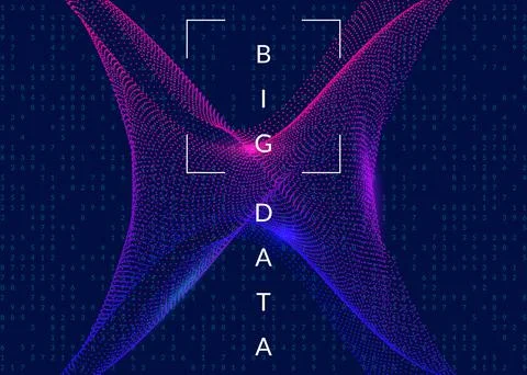 Digital technology abstract background. Artificial intelligence, Stock Illustration