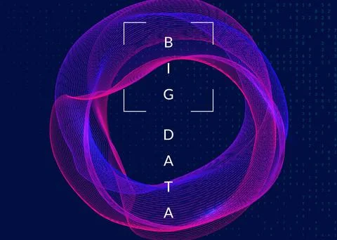 Digital technology abstract background. Artificial intelligence, Illustrazione stock