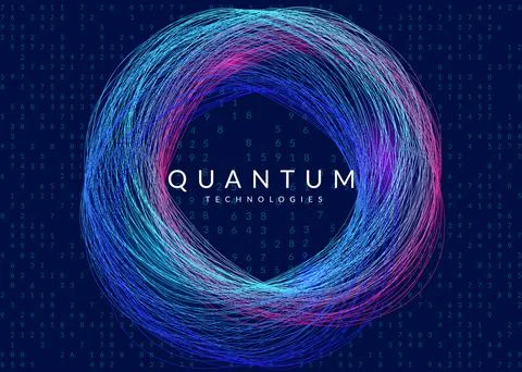 Digital technology abstract background. Artificial intelligence, Illustrazione stock