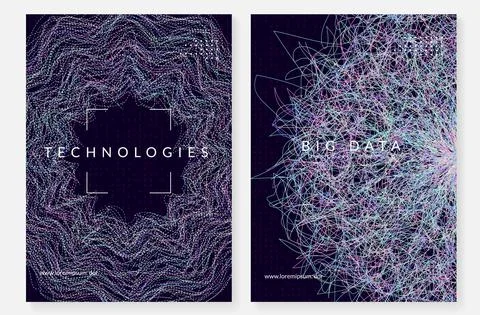 Digital technology abstract background. Artificial intelligence, Stock Illustration