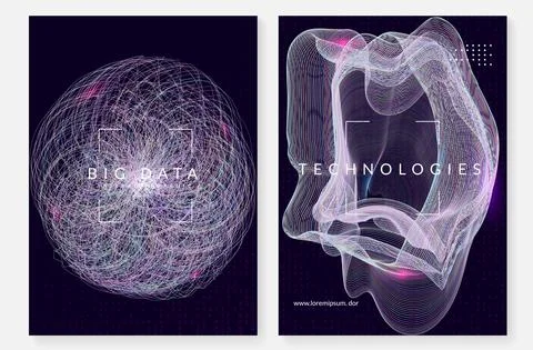 Digital technology abstract background. Artificial intelligence, Illustrazione stock