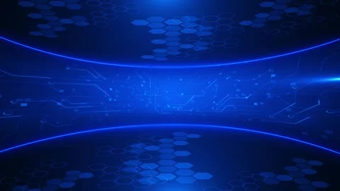 Digital technology abstract background with connected dots on 3d wave landscape. 스톡 동영상 312020965