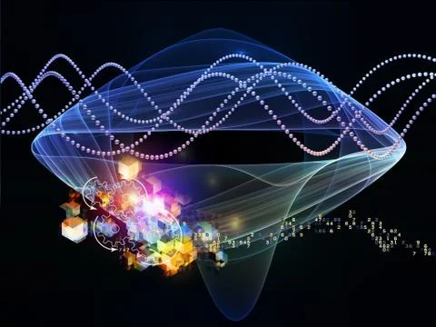 Digital Technology Abstract Stock Illustration