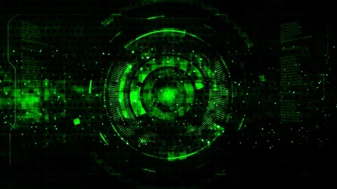 Digital technology abstract motion graphics background Stock Footage 91277493