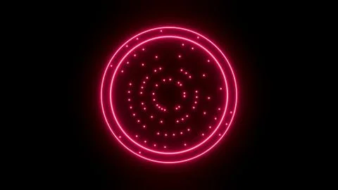 Digital technology and data visualization on dark black background Stock Illustration