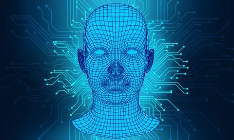 Digital technology and engineering technology - circuit board binary background Stock Illustration