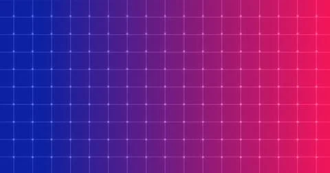 Digital technology animated Grid Background. Digital small square and dots .. Stock Illustration