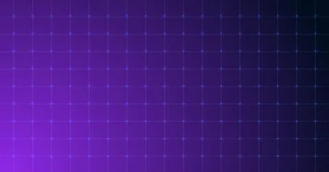 Digital technology animated Grid Background. Digital small square and dots .. Stock Illustration