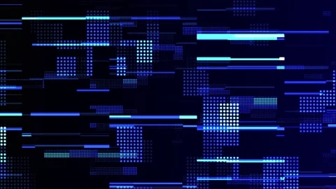 Digital technology animation background Video stock 237871591
