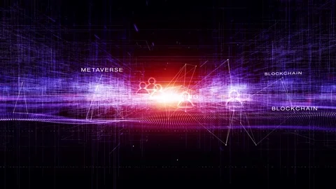 Digital technology artificial intelligence human icons network Stock Footage 337964078