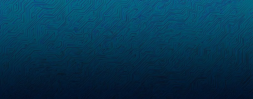 Digital technology background with abstract circuit line pattern on dark bl.. 스톡 일러스트