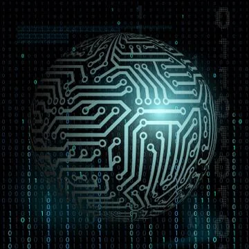 Digital technology background. Stock-Illustration