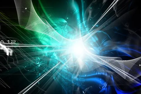 Digital technology  background Stock Illustration