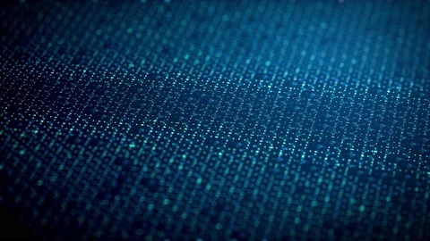 Digital technology background made of particles and arrow. Video stock 131764589