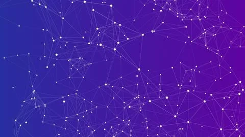 Digital technology background with network connection lines Stock Illustration