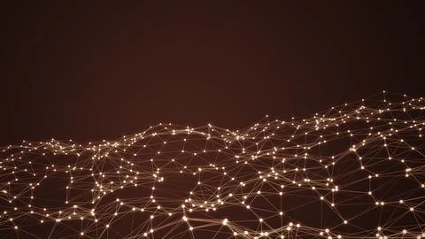 Digital technology background with network connection Illustration