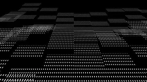 Digital technology background. Network with glowing light dots structure Stock Illustration