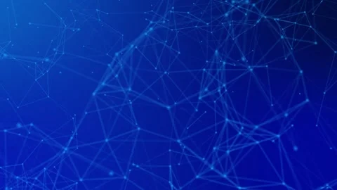 Digital Technology background, Plexus structure evolving in organic motion Stock Footage 264149844