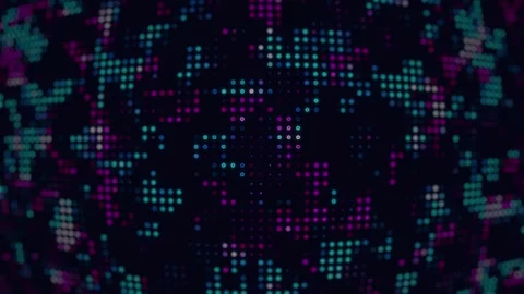 Digital technology code background Video stock 281636053