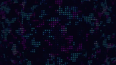 Digital technology code background Video stock 281636056