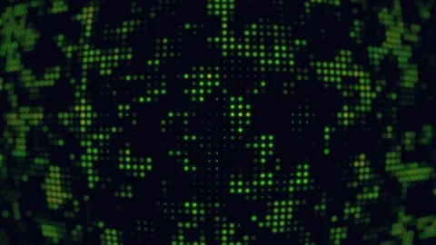 Digital technology code background 動画素材 281636068