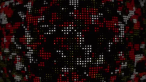 Digital technology code background 動画素材 281636072