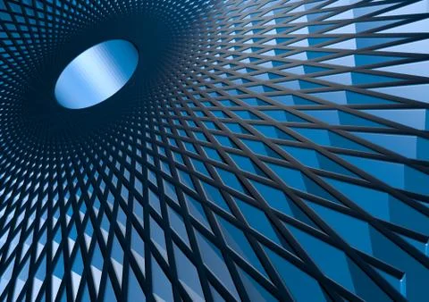 Digital technology concept, abstract background. 3D Render. Illustrazione stock
