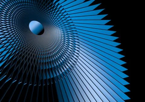 Digital technology concept, abstract background. 3D Render. Illustrazione stock