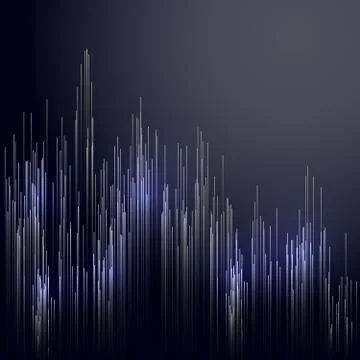 Digital technology concept abstract background. Dig data visualization Stock Illustration