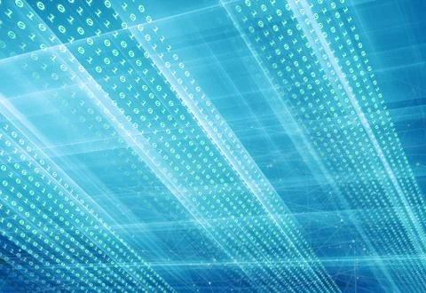 Digital technology concept with connection lines concept series イラスト素材