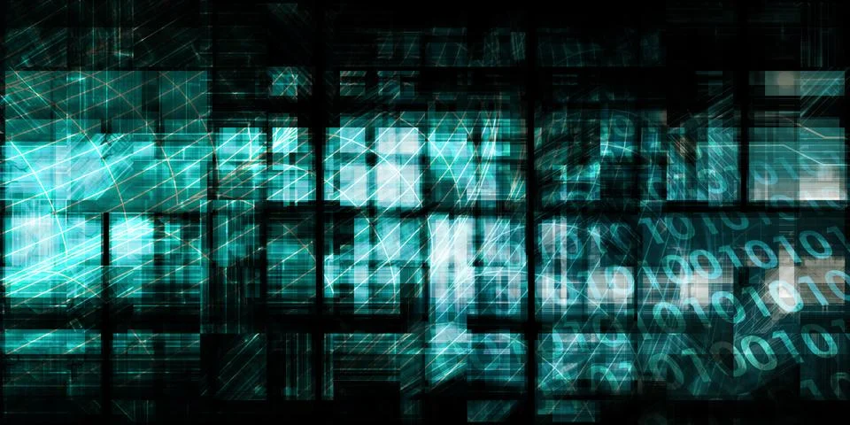 Digital Technology Concept Illustrazione stock