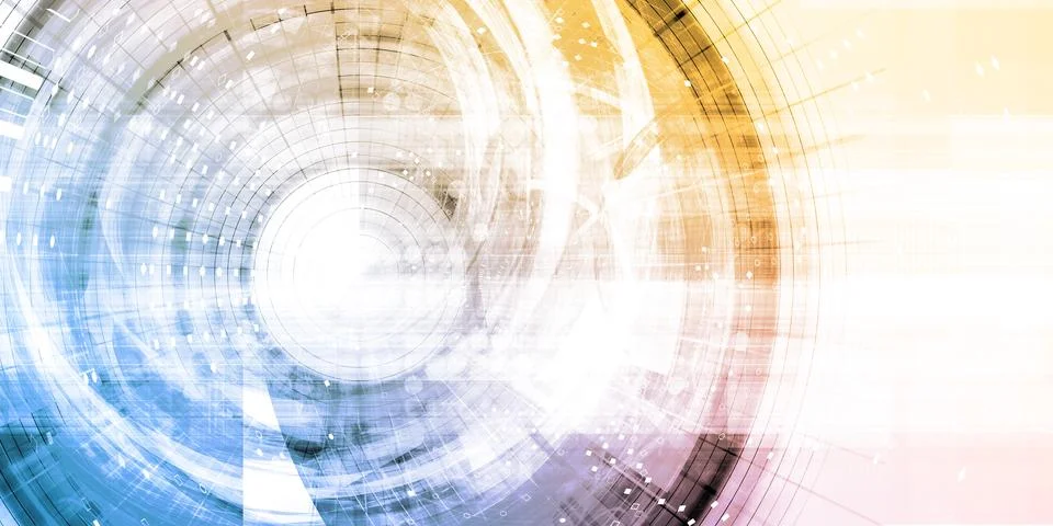 Digital Technology Concept Stock Illustration