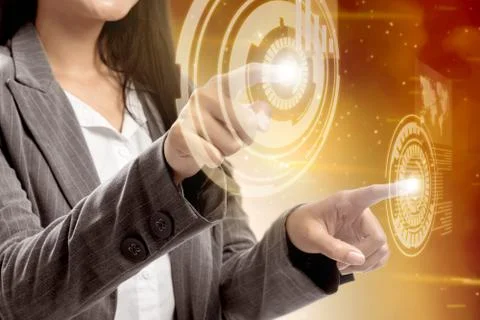 Digital technology concept 写真素材