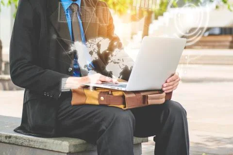 Digital technology concept Stock Photos