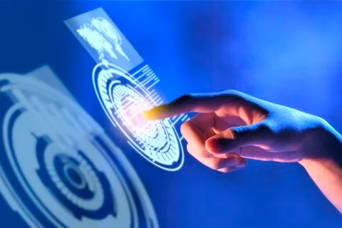 Digital technology concept 写真素材