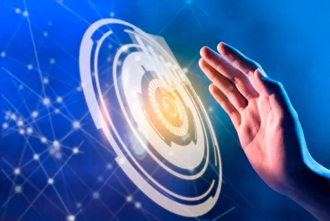 Digital technology concept Stock Photos