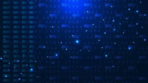 Digital technology with connecting dots and lines イラスト素材