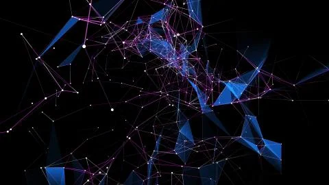 Digital technology connection, network link and data transmission Stock Illustration