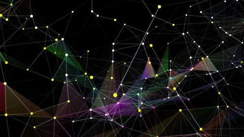 Digital technology connection, network link and data transmission Stock Illustration