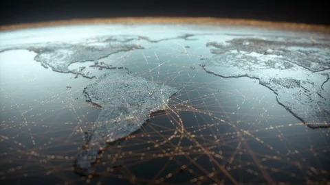 Digital Technology Connectivity World Wide Web Stock Footage 121579167