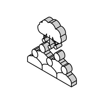 Digital technology for conversation isometric icon vector illustration Stock Illustration