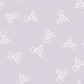 Digital technology for conversation line seamless pattern 스톡 일러스트