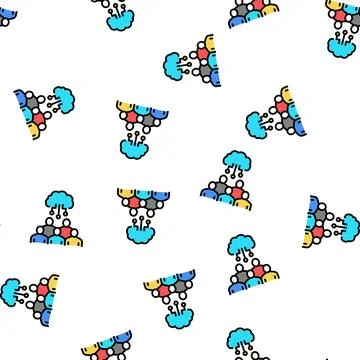 Digital technology for conversation vector seamless pattern Stock Illustration