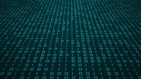 Digital technology data animation cascades vertical binary information line.. Stock Footage 340998744