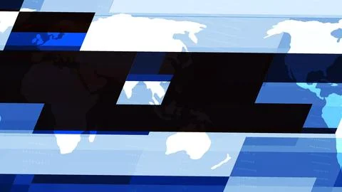 Digital technology earth map news background Ilustración de archivo