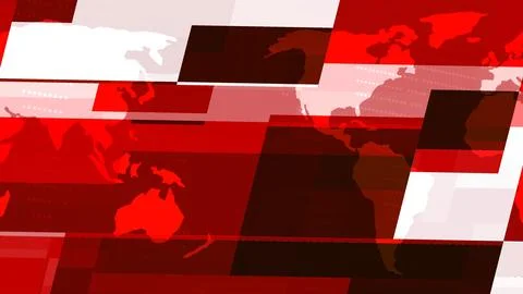 Digital technology earth map news background Ilustración de archivo